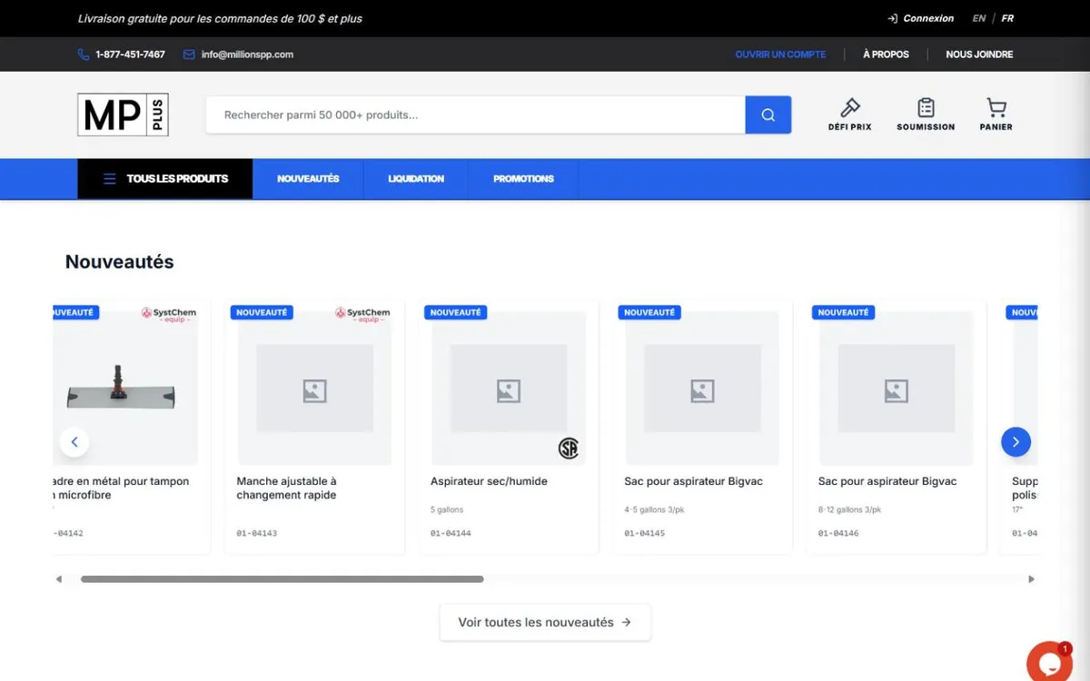 Page d’accueil de millionspp.com